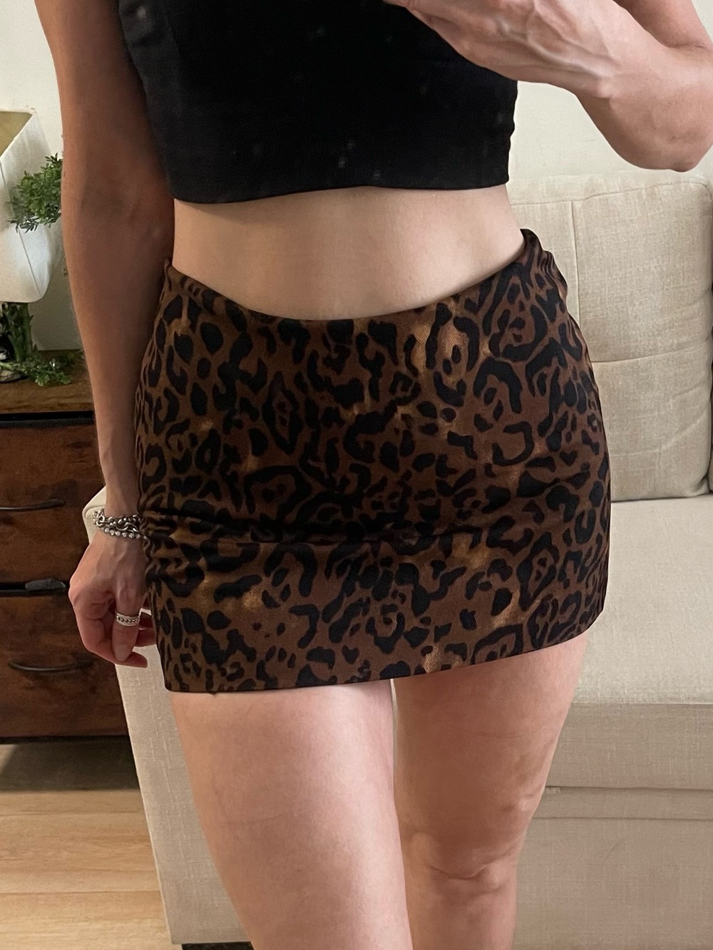 Reformation Cheetah Leopard Print Mini Skirt – Size 2